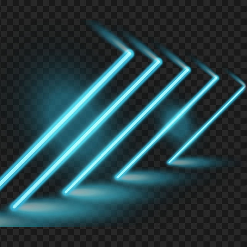 Download Blue Glowing Neon Bars PNG