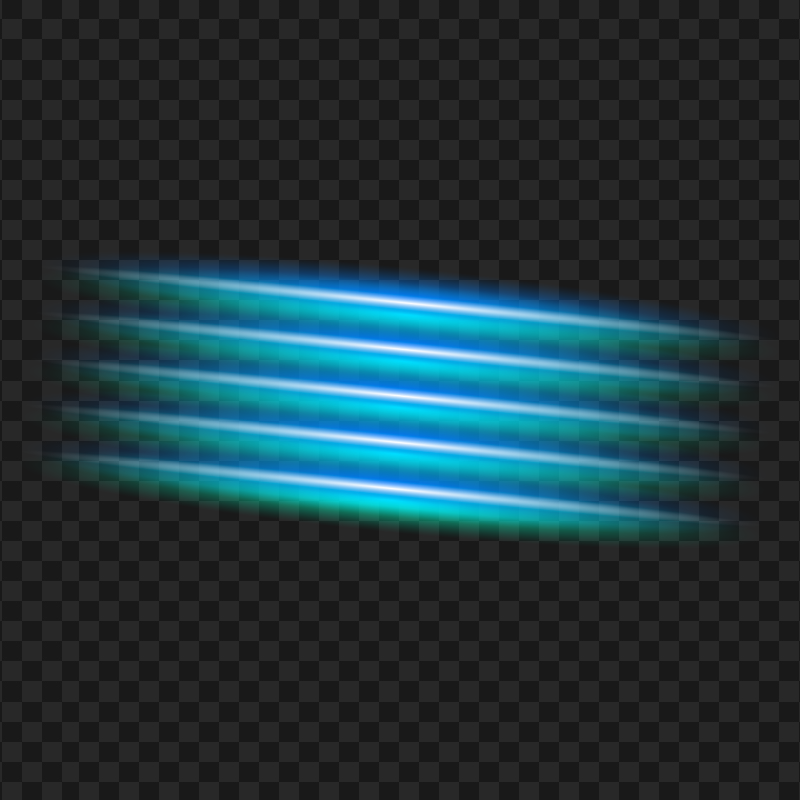 Download Blue Neon Light Lines Effect PNG