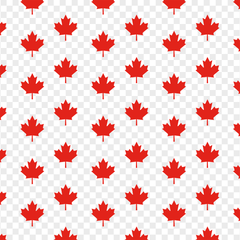 Download Canada Maple Leaf Pattern PNG