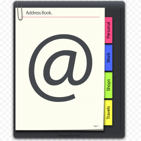 Download Contacts Address Book List Icon PNG