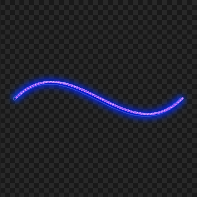 Download Curve Purple Led Light Line String PNG
