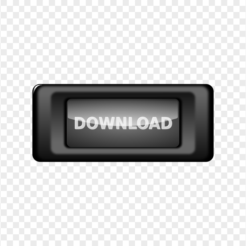 Download Dark Black Glossy Web Button HD PNG
