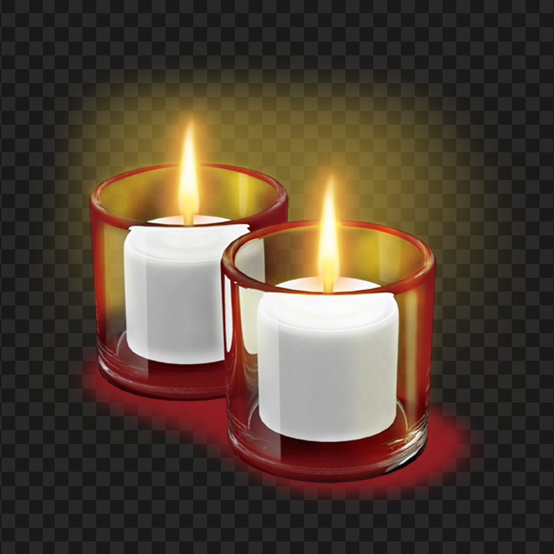 Download Decorative Tea Light Candles PNG