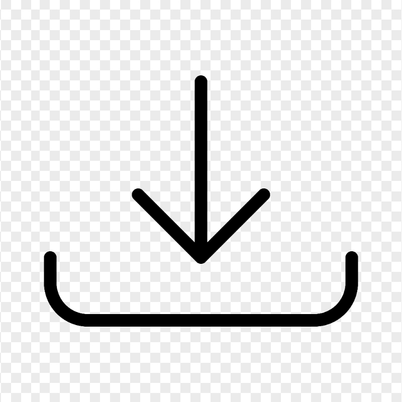 Download Downloading Save Black Icon Button PNG