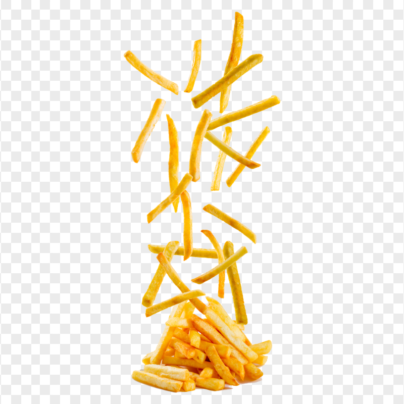 Download Falling French Fries PNG