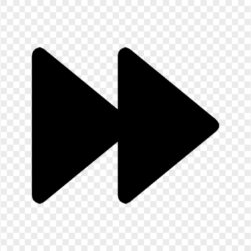 Download Fast Forward Black Icon PNG