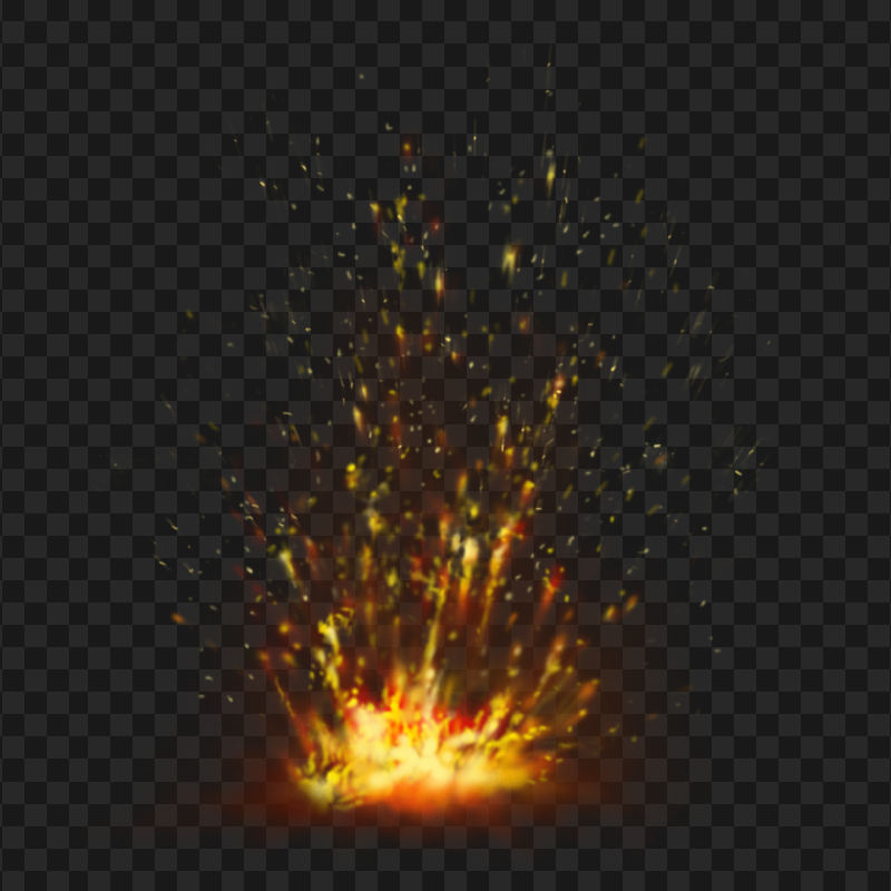 Realistic Fire Flame Ball Explode Explosion Effect | Citypng