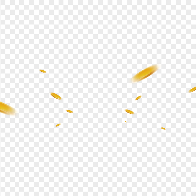 Download Fly Yellow Coins PNG