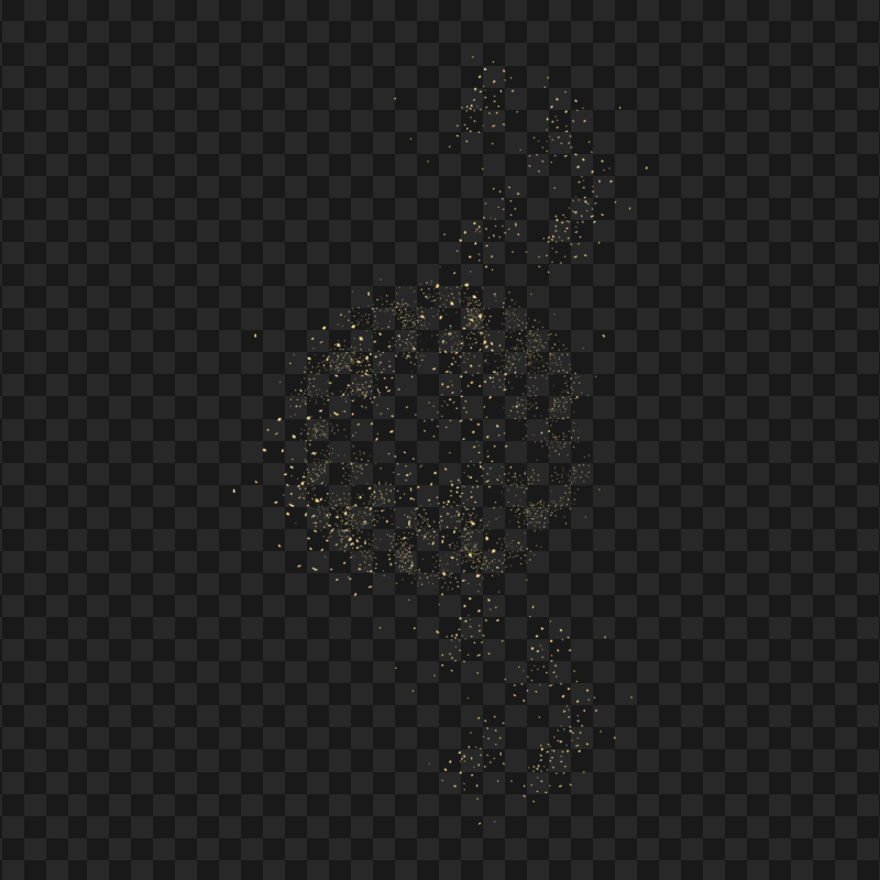 Download Gold Sprinkles Effect PNG