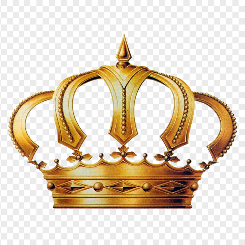 Download Gold Yellow King Crown PNG