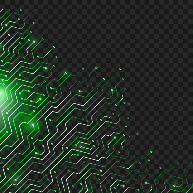 Download Green Circuit Board PNG