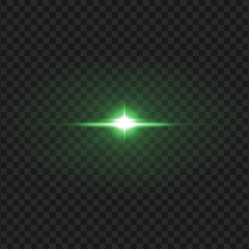 Download Green Starlight Sparkle Star Effect PNG