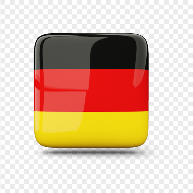 Download HD Glossy Square Germany Flag PNG