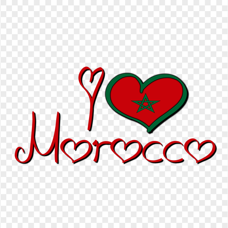 Download HD I Love Morocco PNG