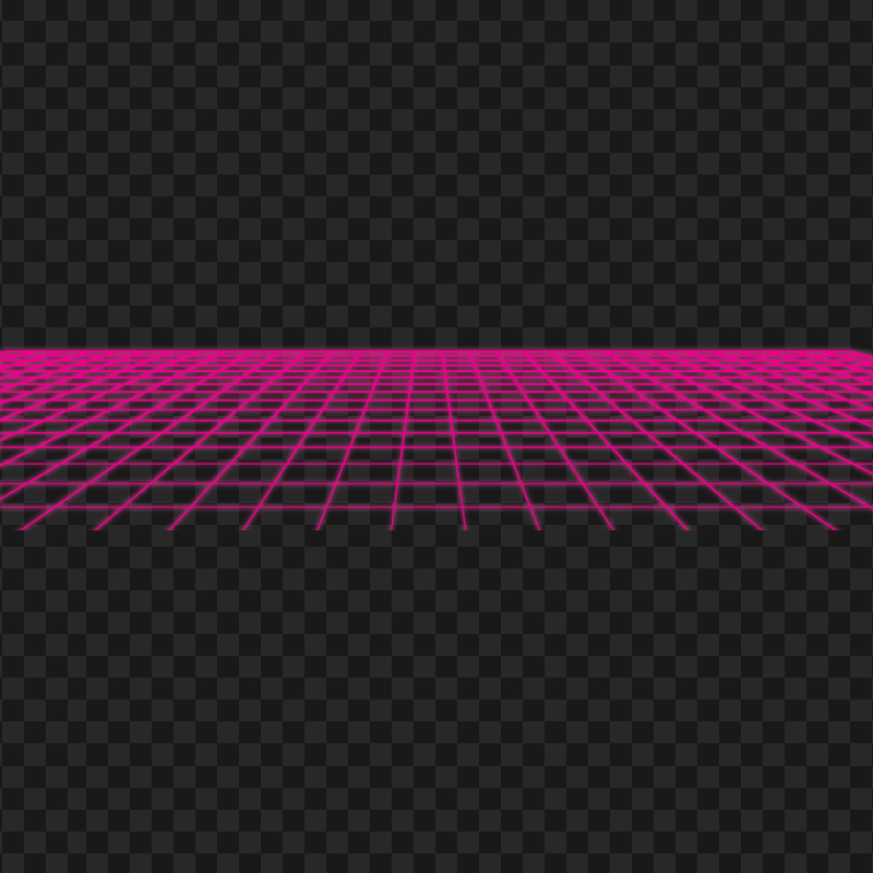 Download HD Pink Neon Grid 80s PNG