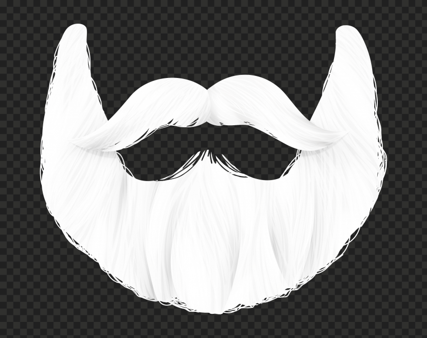 Download HD Santa Claus Beard PNG Citypng