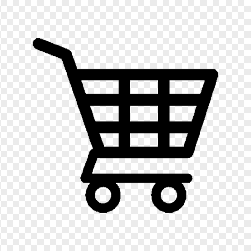 Download HD Shopping Cart Black Logo Icon PNG