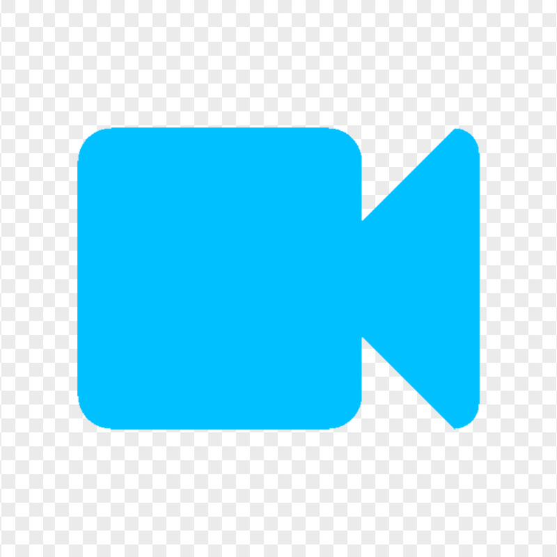 Download HD Video Camera Recording Blue Icon PNG