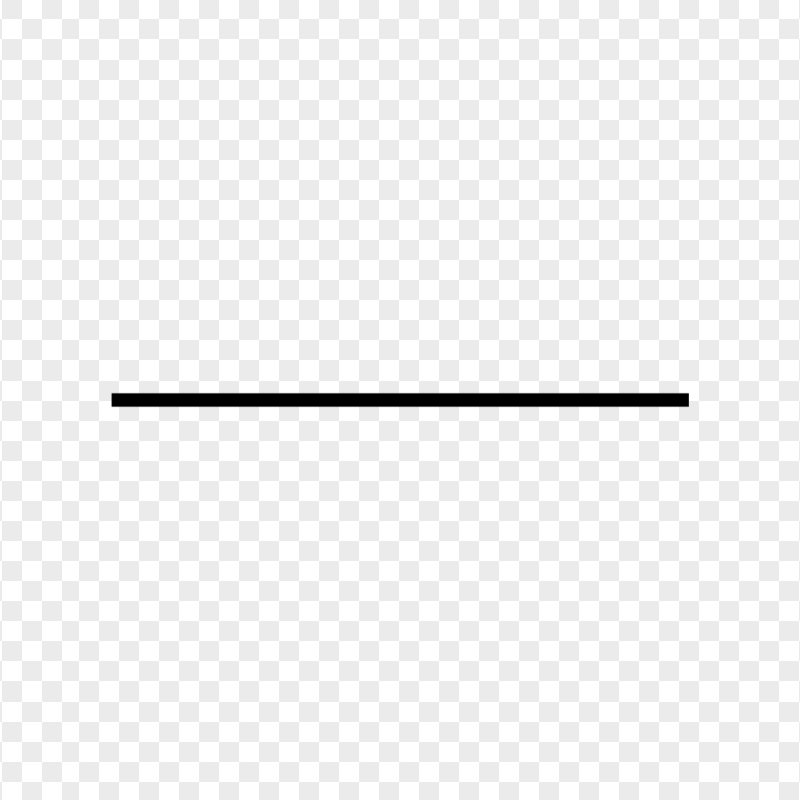 Download Horizontal Black Line PNG