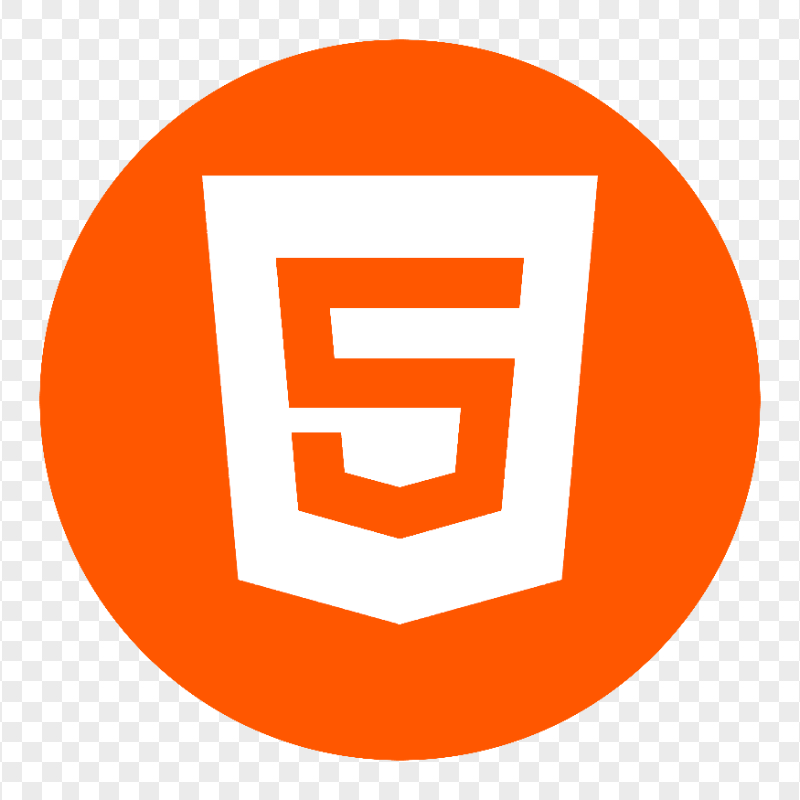 Download HTML5 Round Logo Icon PNG