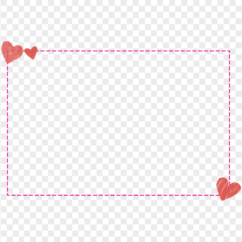 Download Love Valentine Hearts Frame PNG