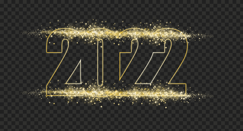 Download Luxury Gold 2022 Text PNG