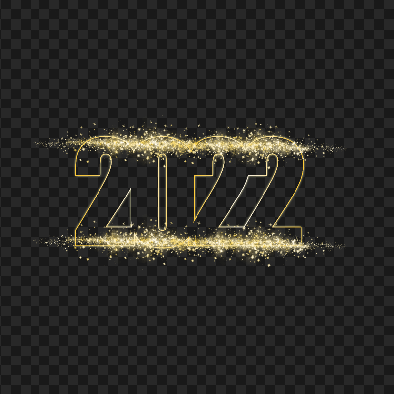 Download Luxury Gold 2022 Text PNG