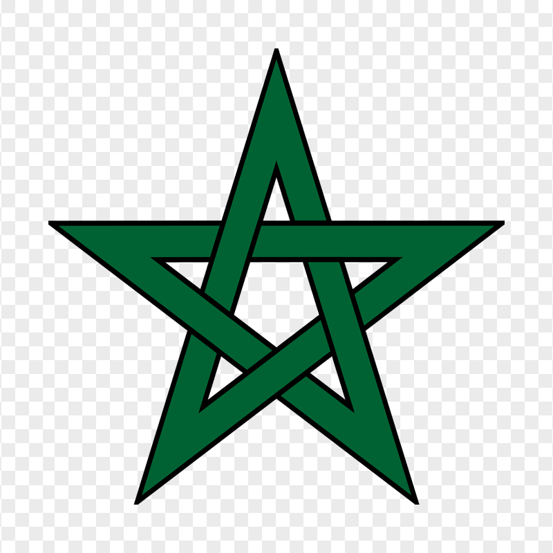 Download Morocco Flag Five-pointed Star PNG