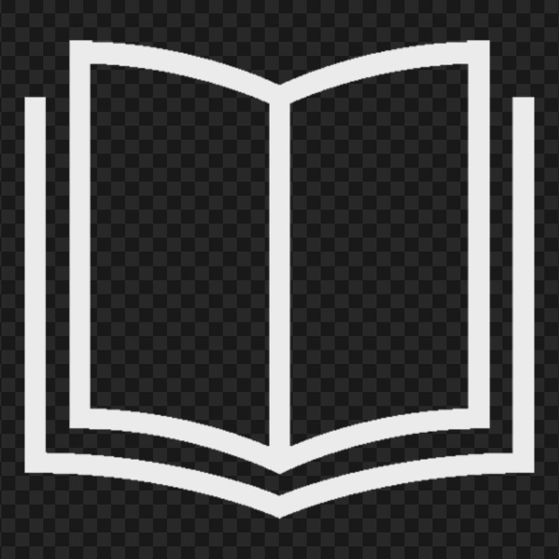 Download Open Book Gray Icon Symbol PNG