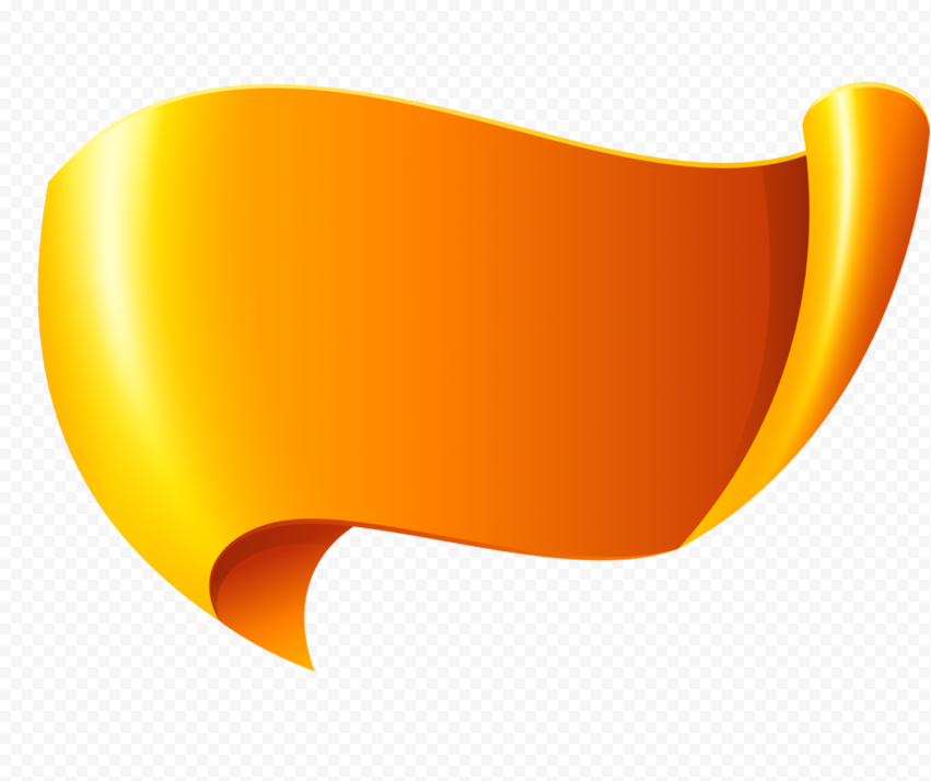 Download Orange Creative Graphic Ribbon PNG Citypng