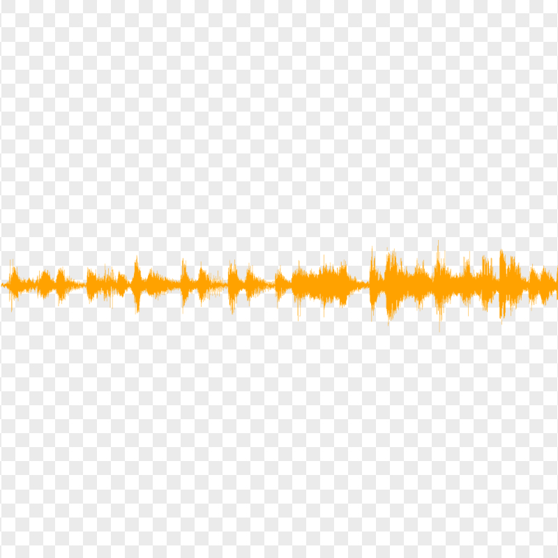 Download Orange Music Wave Sound Waves Rhythm PNG