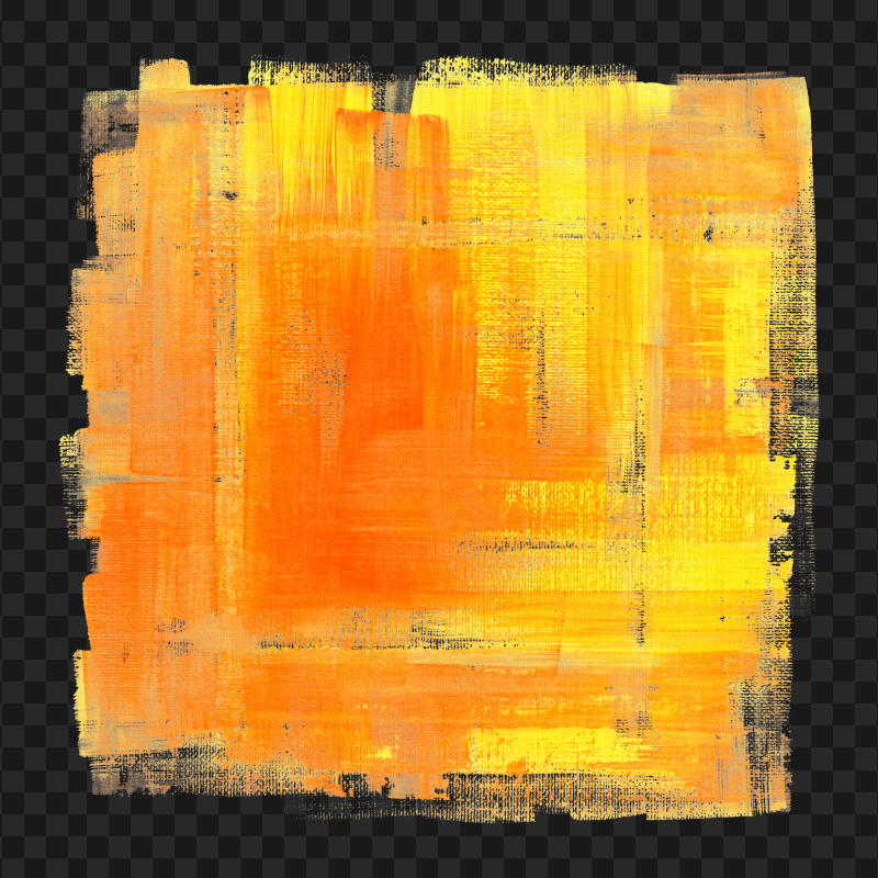 Download Orange Oil Painting Canva Texture PNG