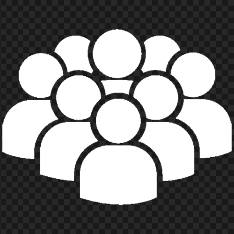 Download People Users White Icon PNG