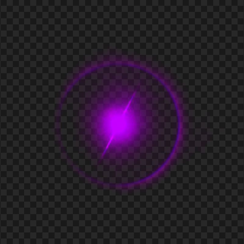 Download Purple Luminous Circle Effect PNG