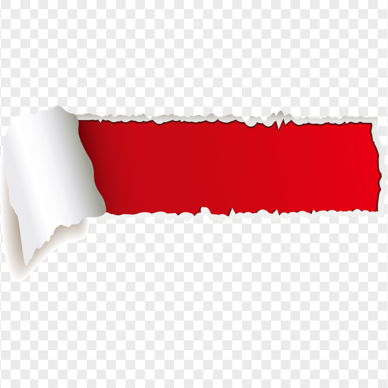 Download Red Tear Scratch Paper PNG