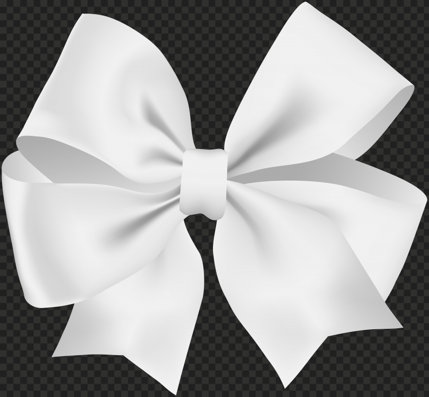 Download White Clothing Ribbon Bow Tie PNG