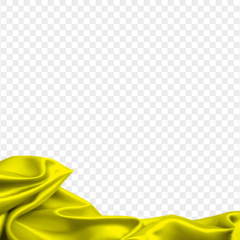 Download Yellow Silk Ribbon PNG