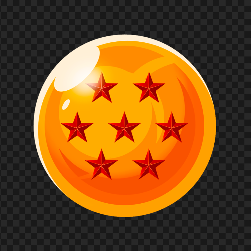 Dragon Ball Z DBZ Crystal Ball 7 Stars HD PNG