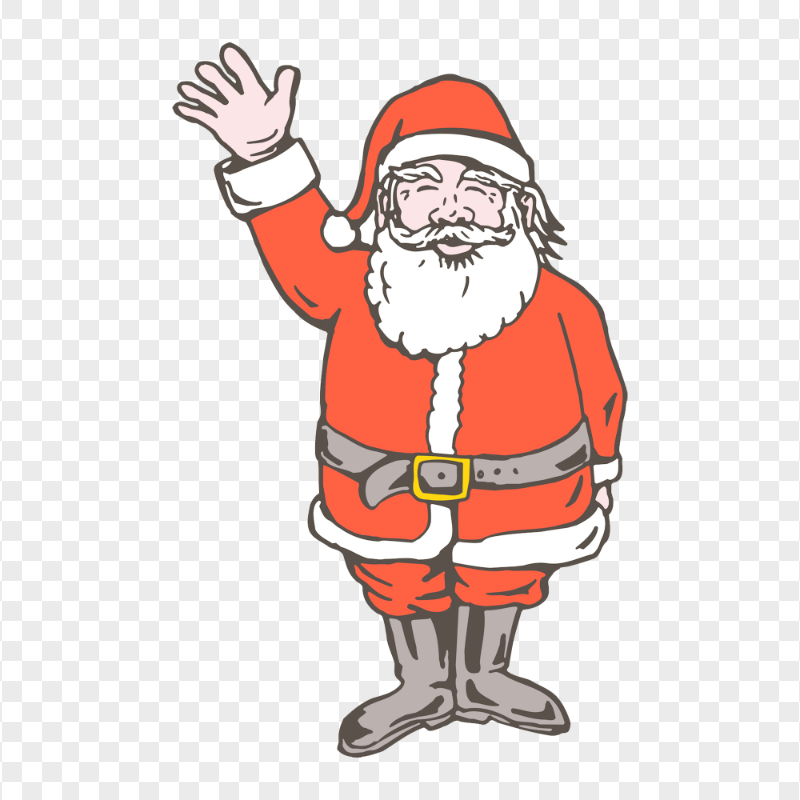 Drawing Santa Claus Christmas Character FREE PNG