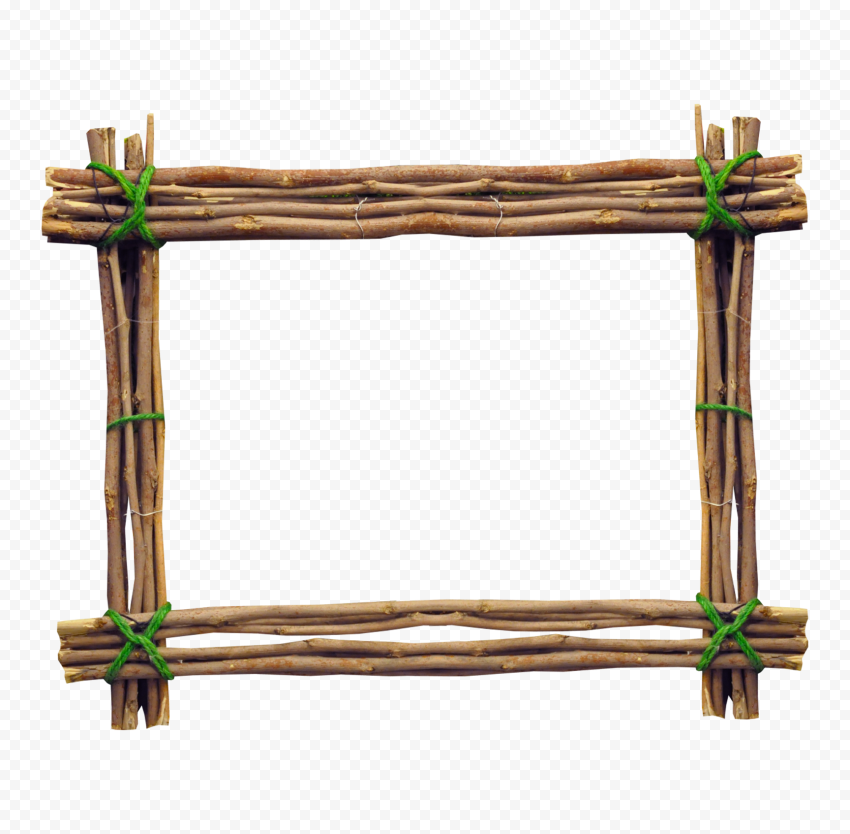 Driftwood Frame PNG Image
