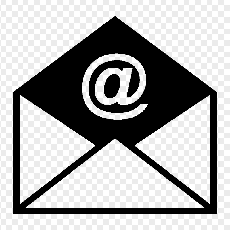 E-mail Mail Letter Black Logo Icon PNG Image