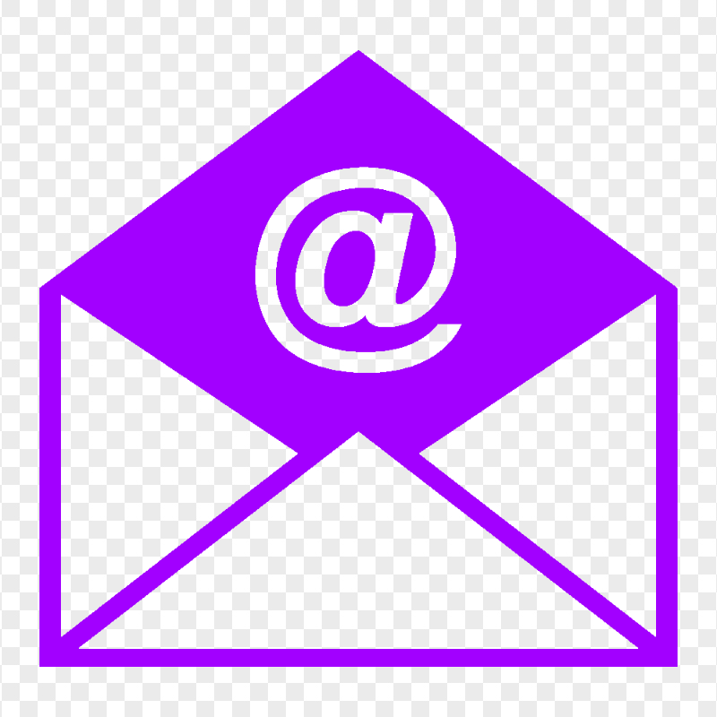 E-mail Mail Letter Purple Logo Icon Download PNG