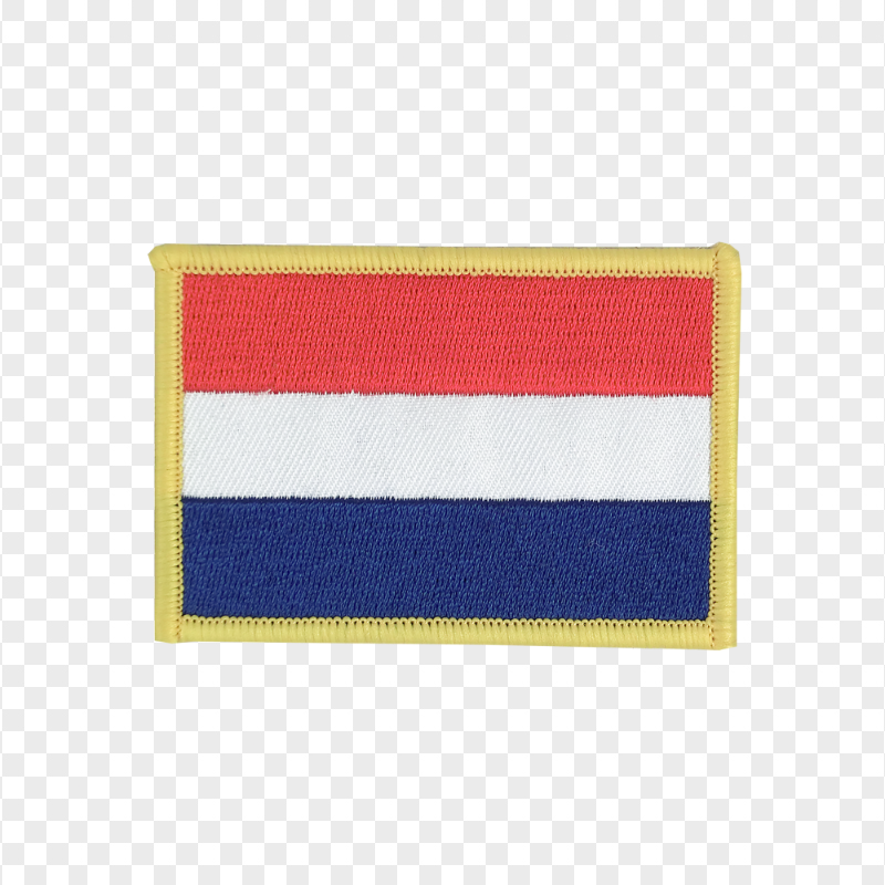 Embroidered Netherlands Flag Patch HD PNG