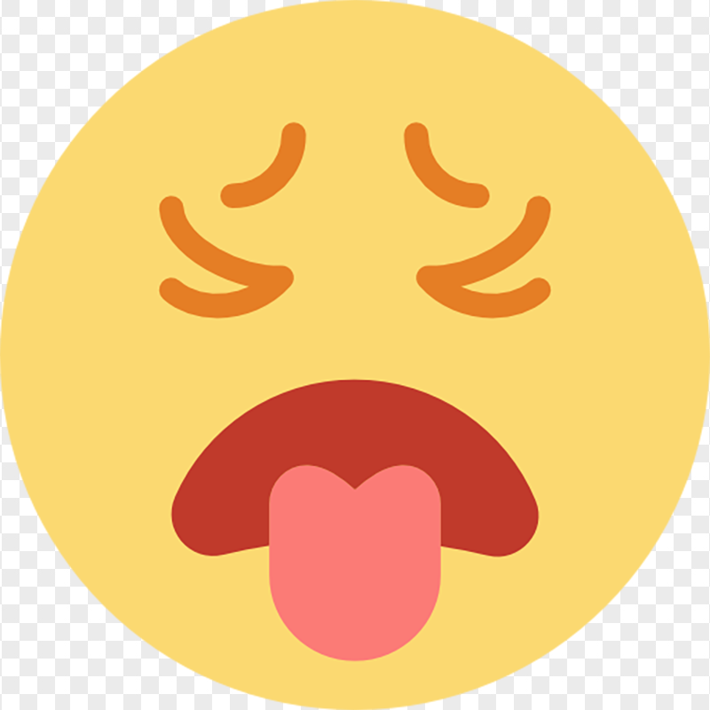 Emoji Feels Sick Face Cartoon Whatsapp Emoticon