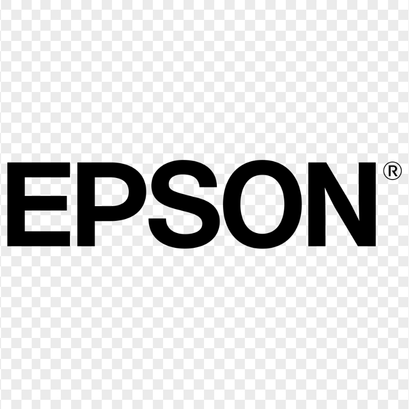 Epson Black Logo HD PNG