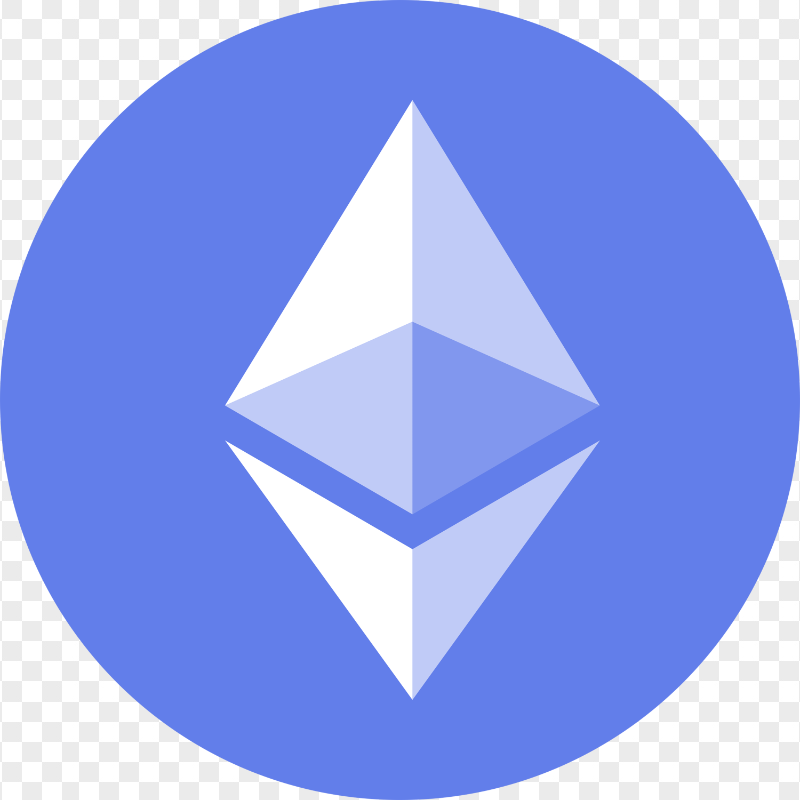 Ethereum ETH Round Logo Icon PNG