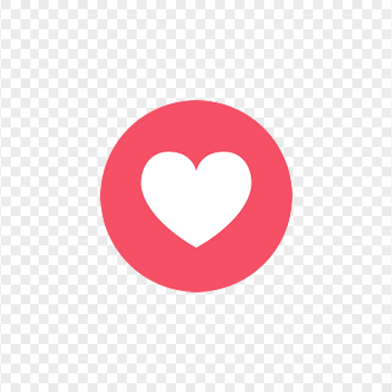 Facebook Heart Reaction Illustration Icon