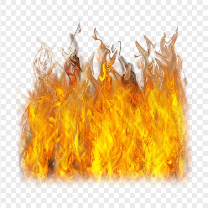 Fiery Real Fire Flame Without Smoke