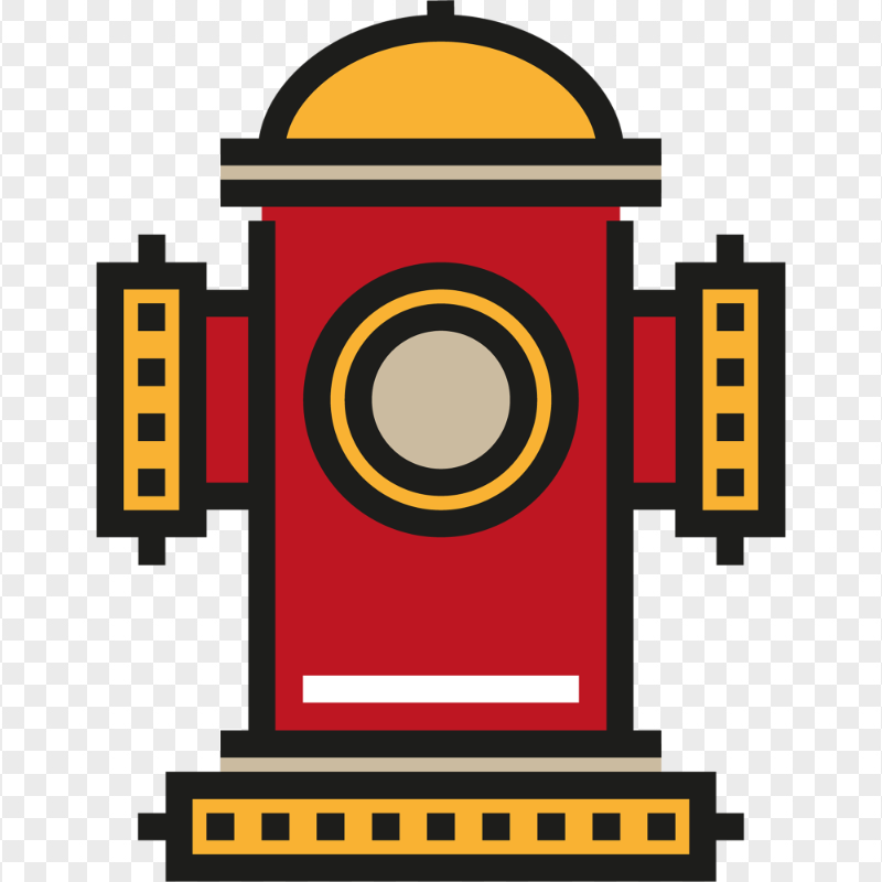 Fire Hydrant Clipart Icon PNG