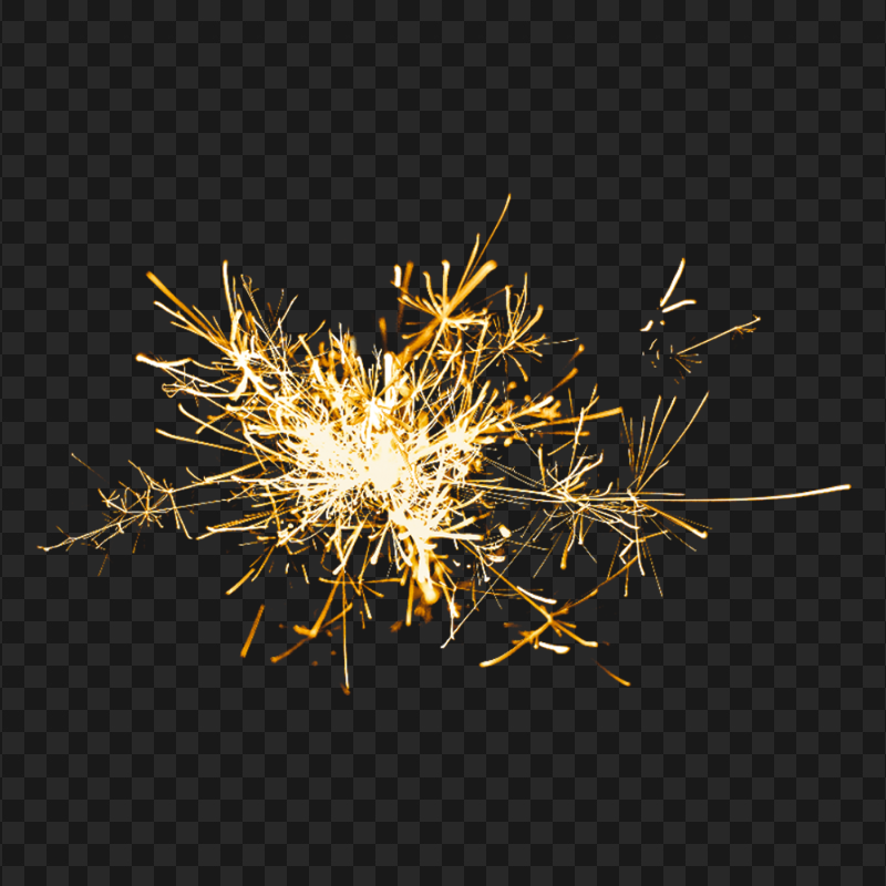 Fireworks Sparkler Candle PNG